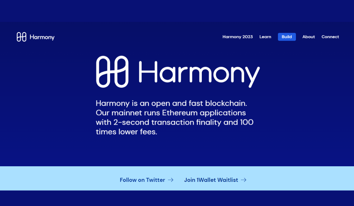 Harmony ONE Cryptocurrency