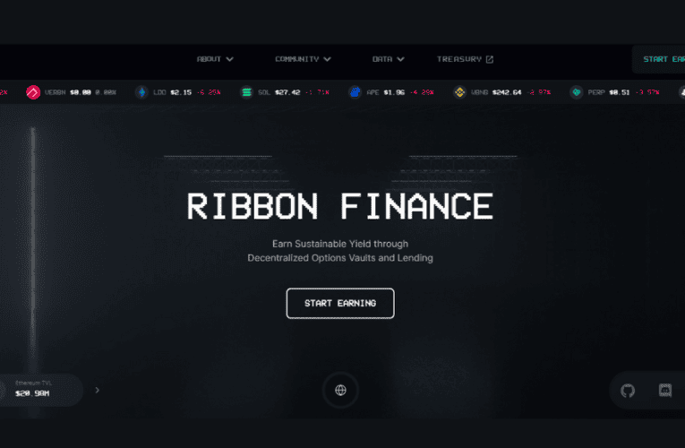 Ribbon Finance (RBN) – Crypto Derivatives Platform